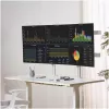 StarTech.com šešių monitorių stalinis laikiklis su skersiniu, iki 32 colių ekranams, iki 8 kg vienam, dviejų kolonų, C spaustuvas/įtvaras, reguliuojamas aukštis