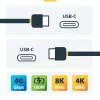 StarTech.com 2m aktyvus Thunderbolt 4 laidas, 40Gbps, 100W, 4K/8K vaizdas, Intel sertifikuotas
