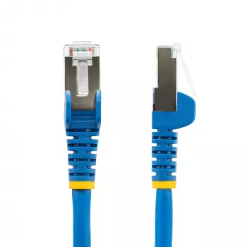 StarTech.com 1,5 m CAT6a eterneto laidas - mėlynas - mažai dūmų, be halogeno (LSZH) - 10GbE 500MHz 100W PoE++ su apsauga nuo užkliuvimo RJ-45 ir įtempimo mažinimu S/FTP tinklo pataisas