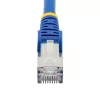 StarTech.com 1m CAT6a Ethernet kabelis - mėlynas - mažai dūmų, be halogenų (LSZH) - 10GbE 500MHz 100W PoE++ - su apsauga nuo užkabinimo RJ-45 ir įtempimo mažinimo elementais - S/FTP tinklo jungiamasis kabelis