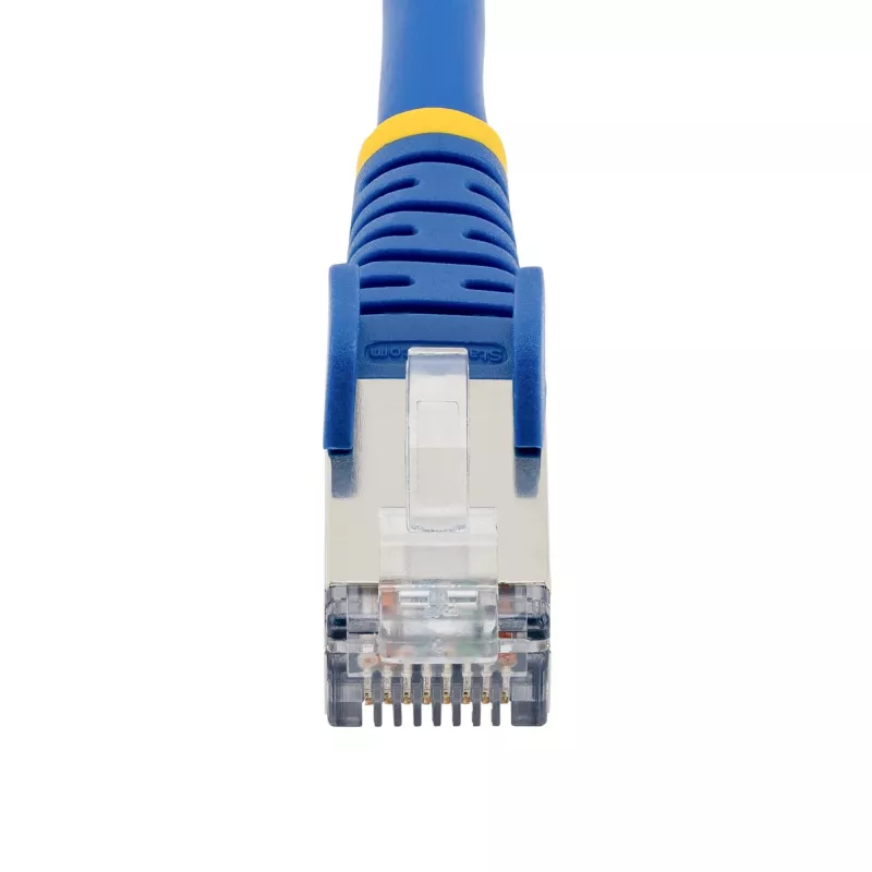 StarTech.com 1m CAT6a Ethernet kabelis - mėlynas - mažai dūmų, be halogenų (LSZH) - 10GbE 500MHz 100W PoE++ - su apsauga nuo užkabinimo RJ-45 ir įtempimo mažinimo elementais - S/FTP tinklo jungiamasis kabelis