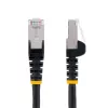 StarTech.com CAT6a Ethernet kabelis 50 cm, juodas, LSZH, 10GbE 500MHz, 100W PoE++, S/FTP, su apsauginiais gaubtais