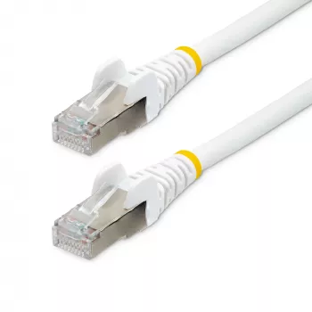 StarTech.com 2 m CAT6a Ethernet kabelis - baltas - mažai dūmų, be halogenų (LSZH) - 10GbE 500MHz 100W PoE++ - apsaugotas nuo užkliuvimo RJ-45 su įtempimo mažinimo elementais - S/FTP tinklo jungiamasis laidas