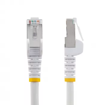 StarTech.com 3m CAT6a Ethernet kabelis - baltas - mažai dūmų, be halogenų (LSZH) - 10GbE 500MHz 100W PoE++ - nesikabinantis RJ-45 su įtempimo mažinimo elementais - S/FTP tinklo jungiamasis kabelis