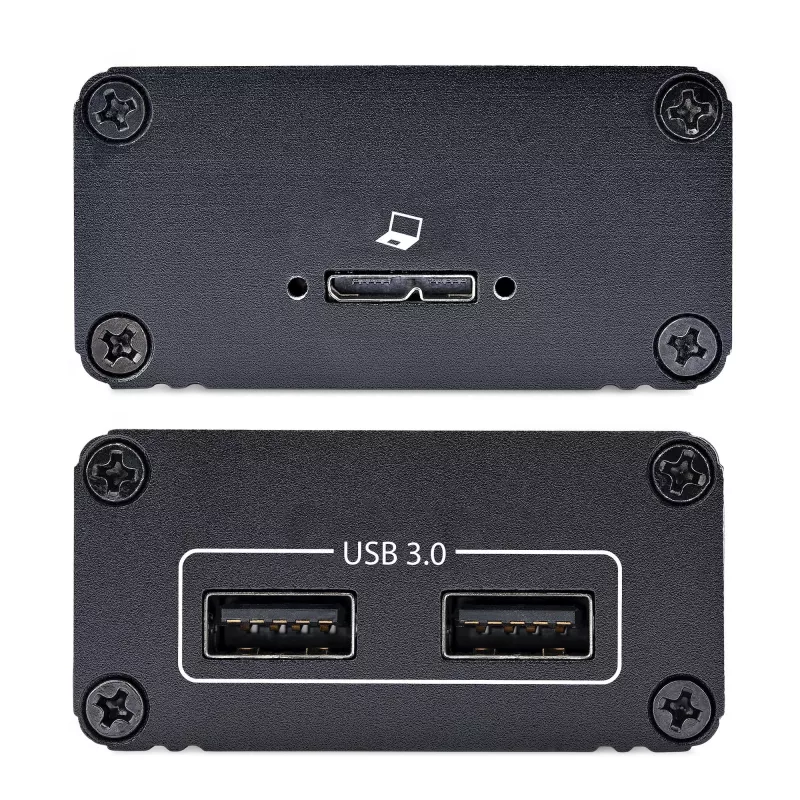 StarTech.com USB 3.0 šviesolaidinis prailgintuvas per OM3 daugiamodį šviesolaidį - LC/LC - 2x 5Gbps USB-A šakotuvas - 350 m atstumas - USB šviesolaidinis prailgintuvas