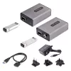 StarTech.com USB 3.0 šviesolaidinis prailgintuvas per OM3 daugiamodį šviesolaidį - LC/LC - 2x 5Gbps USB-A šakotuvas - 350 m atstumas - USB šviesolaidinis prailgintuvas