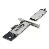 StarTech.com M.2 NVMe SSD į PCIe x4 mobilus krepšelis/backplane su išimamu dėklu PCI Express lizdui, beįrankis montavimas, PCIe 4.0/3.0 karštas keitimas, raktų užraktas - 2 raktai