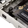 StarTech.com M.2 NVMe SSD į PCIe x4 mobilus krepšelis/backplane su išimamu dėklu PCI Express lizdui, beįrankis montavimas, PCIe 4.0/3.0 karštas keitimas, raktų užraktas - 2 raktai