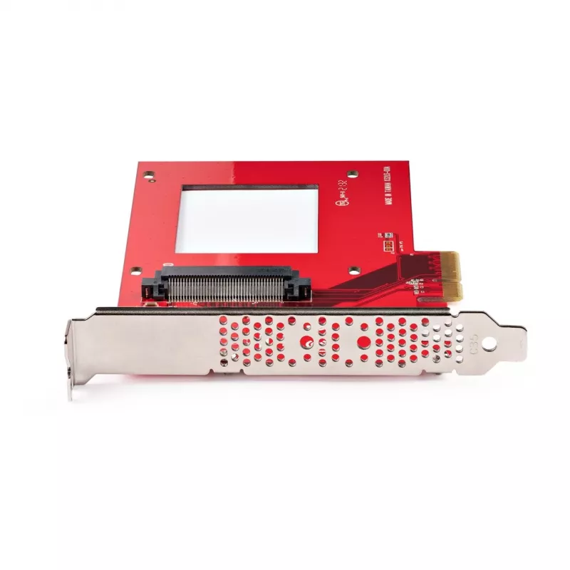 StarTech.com U.3 į PCIe adapterio kortelė, PCIe 4.0 x4 adapteris 2,5 colio U.3 NVMe SSD, SFF-TA-1001 PCI Express papildymo kortelė staliniams kompiuteriams/serveriams, TAA atitinkanti – nuo OS nepriklausoma