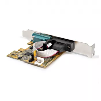 StarTech.com 2 prievadų PCI Express nuoseklioji sąsajos kortelė, dviejų prievadų PCIe į RS232 (DB9) nuoseklioji kortelė, 16C1050 UART, žemo / pilno profilio laikikliai, COM išlaikymas, skirta Windows / Linux
