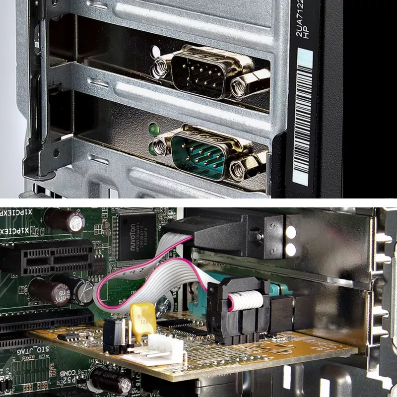 StarTech.com 2 prievadų PCI Express nuoseklioji sąsajos kortelė, dviejų prievadų PCIe į RS232 (DB9) nuoseklioji kortelė, 16C1050 UART, žemo / pilno profilio laikikliai, COM išlaikymas, skirta Windows / Linux