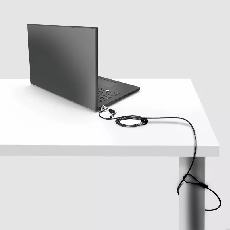 StarTech.com užrakinta kabelinė spyna, skirta Noble Wedge® lizdui, 2 m, antivagystinė, plieninė, nešiojamiesiems kompiuteriams
