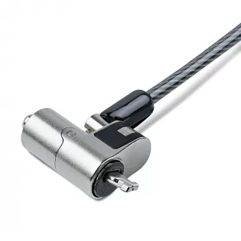 StarTech.com Nano spynelė nešiojamam kompiuteriui, 2 m, apsauga nuo vagystės su raktu, plieninis kabelis, tinka EliteBook/Lenovo X1/2-1