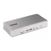 StarTech.com universali USB4 ir Thunderbolt 4 dokų stotis, keturi ekranai Windows, du ekranai MacBook, HDMI DP dokas su 98W nešiojamojo kompiuterio įkrovimu