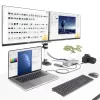 StarTech.com universali USB4 ir Thunderbolt 4 dokų stotis, keturi ekranai Windows, du ekranai MacBook, HDMI DP dokas su 98W nešiojamojo kompiuterio įkrovimu