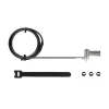 Universali nešiojamojo kompiuterio spyna StarTech.com, 2 m, suderinama su Noble Wedge®/Nano/K-Slot, bekombinacinė, antivogimo, pjovimui atspari plieninė viela