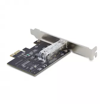 „StarTech.com“ 1 prievado GbE SFP tinklo plokštė, PCIe 2.1 x1, Intel I210-IS, 1GbE valdiklis, 1000BASE varis/optinis pluoštas, vieno prievado gigabitinio Ethernet NIC, skirta staliniams kompiuteriams ir serveriams