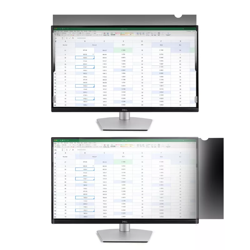 StarTech.com privatumo filtras 19,5 col. 16:9 monitoriui, anti-blizgesio ekrano apsauga su 51 % mėlynos šviesos mažinimu, +/- 30 laipsnių žiūrėjimo kampas