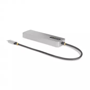 StarTech.com 3 prievadų USB-C šakotuvas su 2,5 Gb/s Ethernet ir 100 W maitinimo perdavimo prievadu, USB 3.2 10 Gb/s, 2x USB-A / 1x USB-C, nešiojamas USB Type-C adapterio šakotuvas