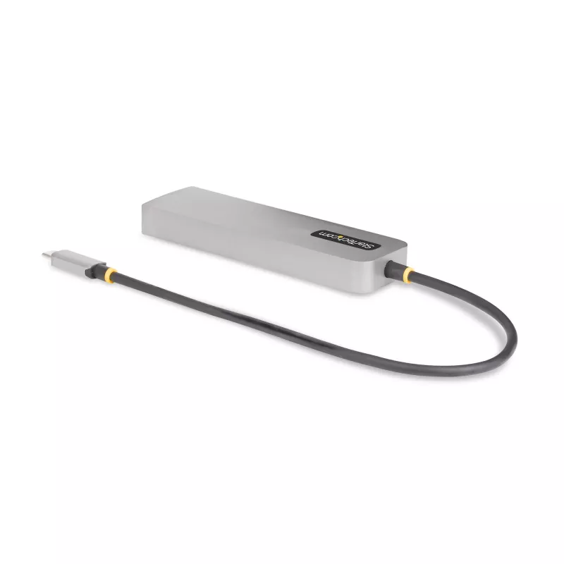 StarTech.com 3 prievadų USB-C šakotuvas su 2,5 Gb/s Ethernet ir 100 W maitinimo perdavimo prievadu, USB 3.2 10 Gb/s, 2x USB-A / 1x USB-C, nešiojamas USB Type-C adapterio šakotuvas