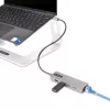 StarTech.com 3 prievadų USB-C šakotuvas su 2,5 Gb/s Ethernet ir 100 W maitinimo perdavimo prievadu, USB 3.2 10 Gb/s, 2x USB-A / 1x USB-C, nešiojamas USB Type-C adapterio šakotuvas