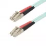 StarTech.com 20m (65ft) LC/UPC – LC/UPC OM4 daugiamodis šviesolaidinis kabelis, 50/125µm LOMMF/VCSEL Zipcord, 100G, maži įterpimo nuostoliai, LSZH šuoliukas