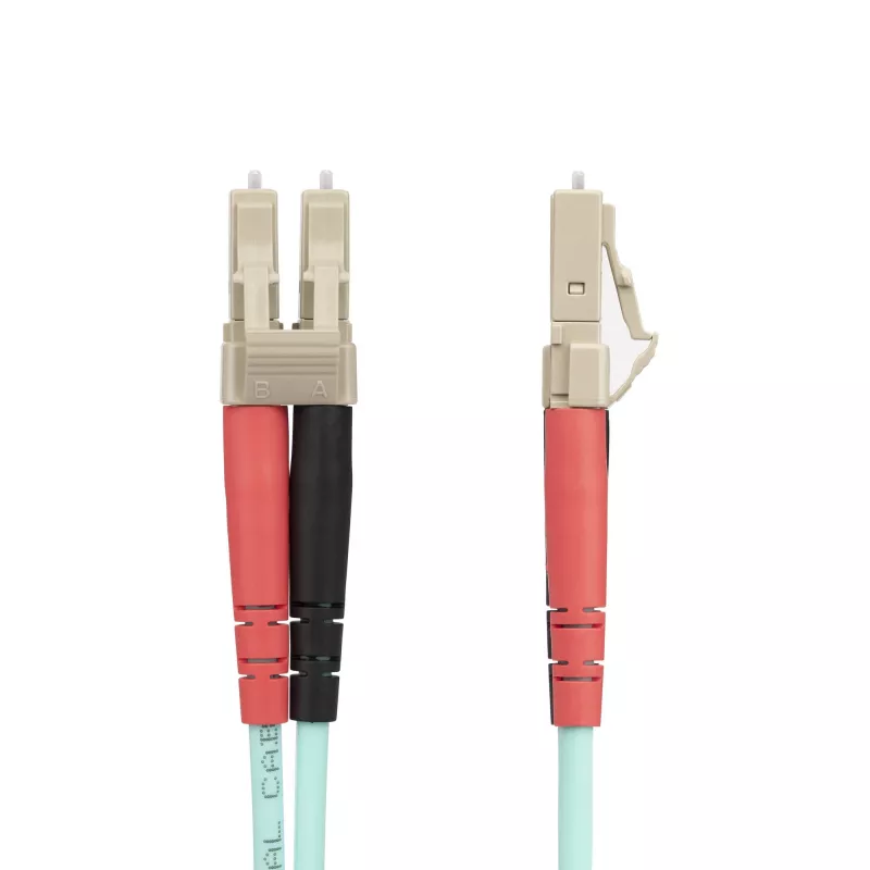 StarTech.com 25 m (82 pėdos) LC/UPC – LC/UPC OM4 daugiamodis šviesolaidinis kabelis, 50/125 µm LOMMF/VCSEL zipcord, 100G, maži įterpimo nuostoliai – LSZH šviesolaidinis trumpiklis