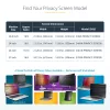 Privatumo ekranas monitoriui StarTech.com 24 colių 16:9, kabinamas akrilinis filtras, greito montavimo apsauginis skydas, +/-30° žiūrėjimo kampas, blizgus