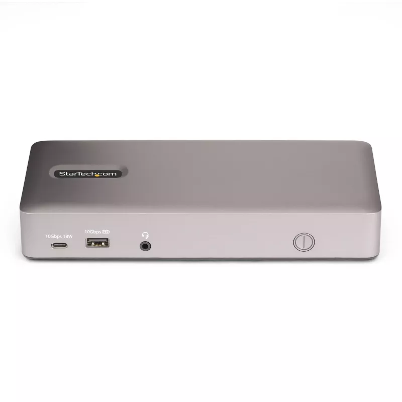 StarTech.com USB4 dokų stotelė trims monitoriams, 4K 60Hz HDMI/DisplayPort, 100W įkrovimas, 2.5GbE, belaidė