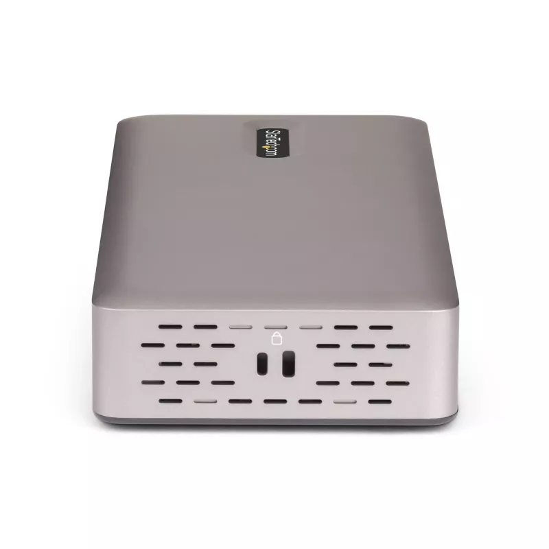 StarTech.com USB4 dokų stotelė trims monitoriams, 4K 60Hz HDMI/DisplayPort, 100W įkrovimas, 2.5GbE, belaidė