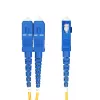 StarTech.com 30m LC-SC UPC OS2 vienmodis dupleksinis šviesolaidinis kabelis, 9/125µm, 100G, atsparus lenkimui, maži įterpimo nuostoliai, LSZH
