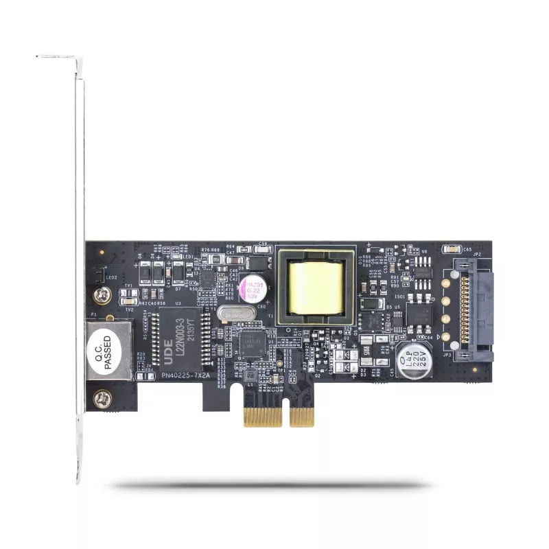 StarTech.com 1 prievado 2,5 Gbps NBASE-T PoE tinklo plokštė, Intel I225-V, 802.3af/at PoE+ kelių gigabitų NIC, PCI Express serverio LAN plokštė, SATA maitinama stalinio kompiuterio Ethernet sąsaja – palaiko Windows, Linux