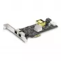 StarTech.com 2 prievadų 2,5 Gb/s NBASE-T PoE tinklo plokštė, dviguba Intel I225-V, 802.3af/at PoE+ kelių gigabitų NIC, PCI Express serverio LAN plokštė, maitinama per LP4/8 kontaktų PCIe