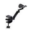 StarTech.com reguliuojama rankų atrama biuro stalui, ergonominė alkūnės/rankos atrama, 360° sukimas, tvirtinimas spaustuku be gręžimo, juoda