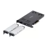 StarTech.com Dviejų lizdų M.2 NVMe SSD PCIe x8 išimamas mobilus krepšys; Reikalinga bifurkacija; Įrankiams nereikalingas montavimas, PCIe pagrindinė plokštė su dviem karštojo keitimo lizdais