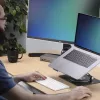 StarTech.com Rotacinis nešiojamojo kompiuterio stovas, 360° sukimas, ergonominis pakėlimas stalviršiui, reguliuojamas pasvirimas, iki 5 kg, aliuminis, nešiojamas dizainas