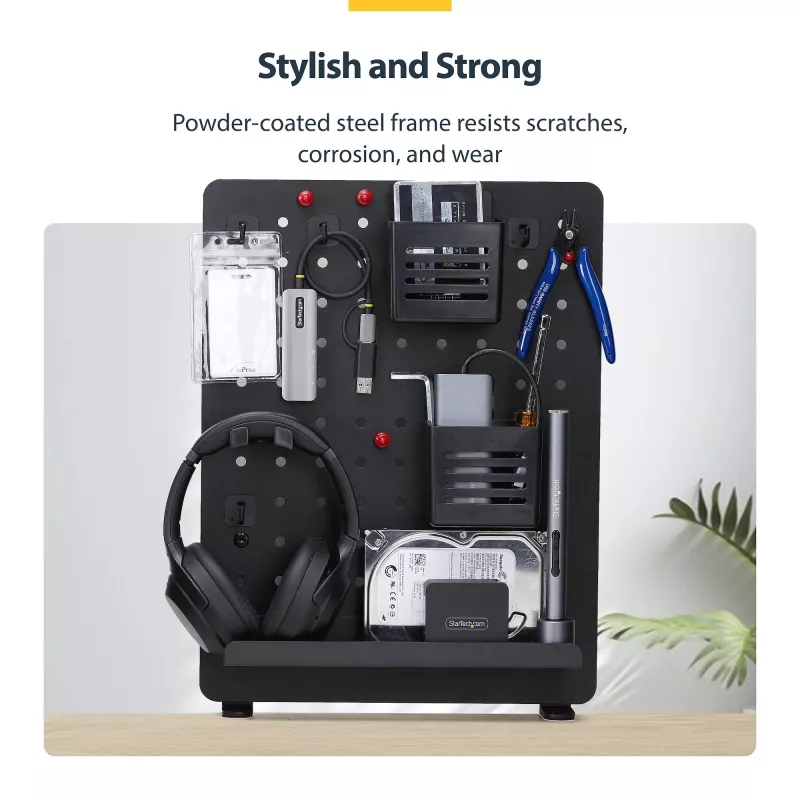 StarTech.com 1612B-DESK-PEGBOARD stalinis organizatorius su skydeliais 1 vnt.