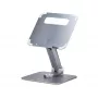 StarTech.com Teleskopinis nešiojamojo kompiuterio stovas, 360° sukamas pagrindas, reguliuojamas aukštis ir pasvirimas, maks. 5 kg, aliuminis, nešiojamas dizainas