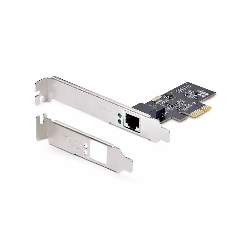 StarTech.com 1 prievado 2,5 Gbps NBASE-T PCIe tinklo plokštė, Intel® I225-V, vieno prievado kompiuterio tinklo kortelė, Ethernet MultiGigabit NIC, PCI Express serverio LAN kortelė