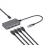 StarTech.com 4 prievadų USB-A šakotuvas, 5Gbps, maitinamas iš magistralės, USB-A į 4x USB-A su USB-C pagalbiniu maitinimo įėjimu, 30 cm pagrindinis kabelis, nešiojamas stalinio / nešiojamojo kompiuterio USB šakotuvas