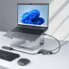 StarTech.com 4 prievadų USB-A šakotuvas, 5Gbps, maitinamas iš magistralės, USB-A į 4x USB-A su USB-C pagalbiniu maitinimo įėjimu, 30 cm pagrindinis kabelis, nešiojamas stalinio / nešiojamojo kompiuterio USB šakotuvas