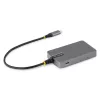 StarTech.com 4 prievadų USB-C šakotuvas, 5 Gbps, maitinamas iš magistralės, USB-C į 4x USB-A su USB-C papildomu maitinimo įėjimu, 30 cm laido, nešiojamas stalinio/nešiojamojo kompiuterio USB šakotuvas