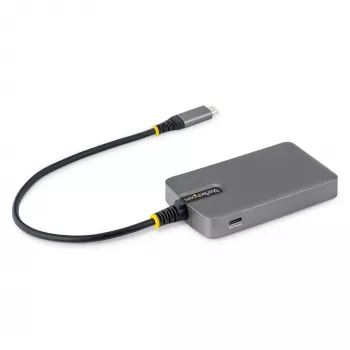 StarTech.com 4 prievadų USB-C šakotuvas, 5 Gbps, maitinamas iš magistralės, USB-C į 4x USB-A su USB-C papildomu maitinimo įėjimu, 30 cm laido, nešiojamas stalinio/nešiojamojo kompiuterio USB šakotuvas