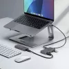 StarTech.com 4 prievadų USB-C šakotuvas, 5 Gbps, maitinamas iš magistralės, USB-C į 4x USB-A su USB-C papildomu maitinimo įėjimu, 30 cm laido, nešiojamas stalinio/nešiojamojo kompiuterio USB šakotuvas