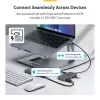 StarTech.com 4 prievadų USB-C šakotuvas, 5 Gbps, maitinamas iš magistralės, USB-C į 4x USB-A su USB-C papildomu maitinimo įėjimu, 30 cm laido, nešiojamas stalinio/nešiojamojo kompiuterio USB šakotuvas