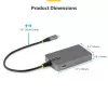 StarTech.com 4 prievadų USB-C šakotuvas, 5 Gbps, maitinamas iš magistralės, USB-C į 4x USB-A su USB-C papildomu maitinimo įėjimu, 30 cm laido, nešiojamas stalinio/nešiojamojo kompiuterio USB šakotuvas