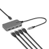 StarTech.com 4 prievadų USB-C šakotuvas, 5 Gbps, maitinamas iš magistralės, USB-C į 4x USB-A su USB-C papildomu maitinimo įėjimu, 30 cm laido, nešiojamas stalinio/nešiojamojo kompiuterio USB šakotuvas