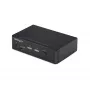 StarTech.com 2 prievadų DisplayPort KVM jungiklis, 4K 60Hz, DP 1.2, EDID valdymas, 2 prievadų USB 3.0 šakotuvas, 4 USB HID prievadai, TAA atitiktis