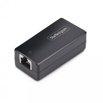 StarTech.com 1 prievado Gigabito tinklo izoliatorius, kompaktiškas tiesinis RJ45 eterneto jungtuvas su 4kV galvanine izoliacija, IP40, montuojamas ant DIN bėgio, atitinka TAA