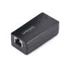 StarTech.com 1 prievado Gigabito tinklo izoliatorius, kompaktiškas tiesinis RJ45 eterneto jungtuvas su 4kV galvanine izoliacija, IP40, montuojamas ant DIN bėgio, atitinka TAA